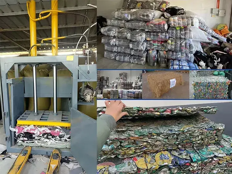 waste paper baler machine