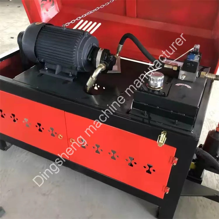 Coil wire bar straightening and cutting machine Coil wire bar straightening and cutting machine
