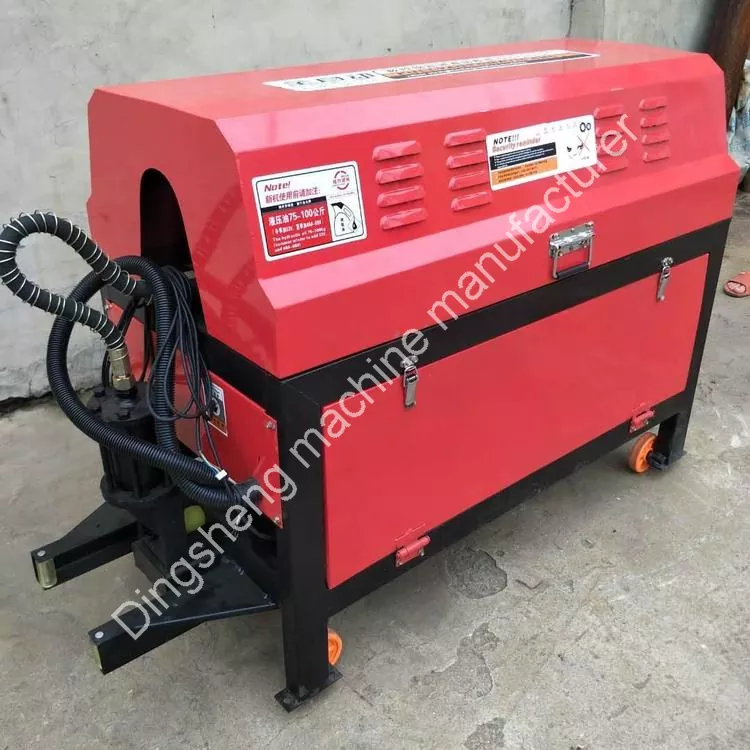 Coil wire bar straightening and cutting machine Coil wire bar straightening and cutting machine