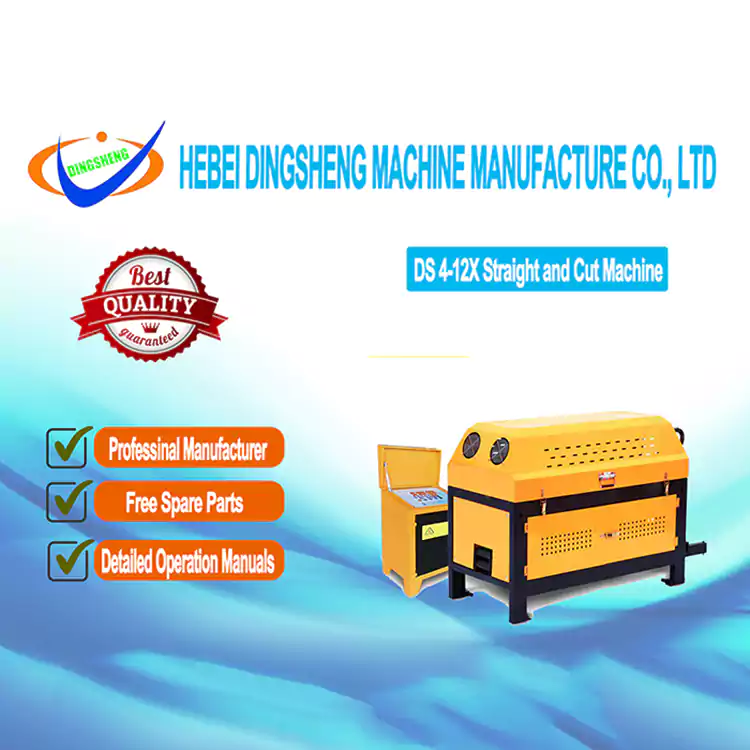 Automatic rebar straightening cutting machine rebar straightening cutting machine