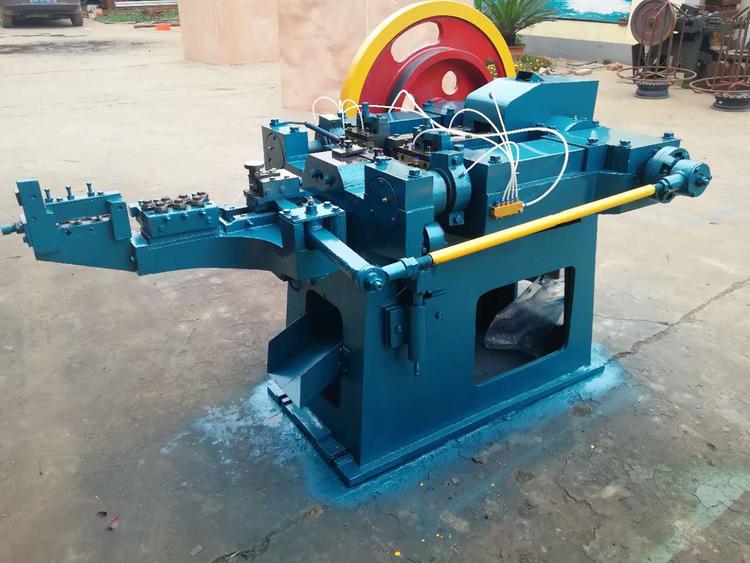Steel nail making machine