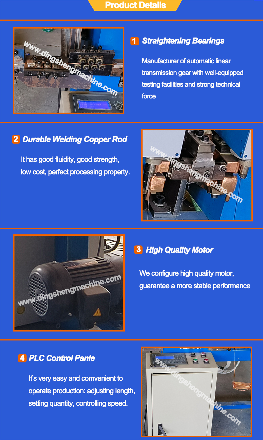 Swiss automatic welding loop tie wire machine welding loop tie wire machine