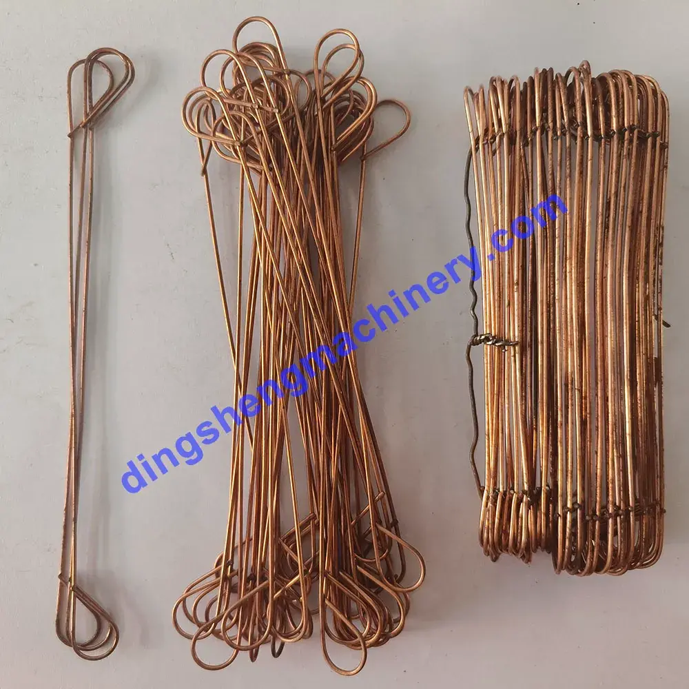 Copper loop tie wire