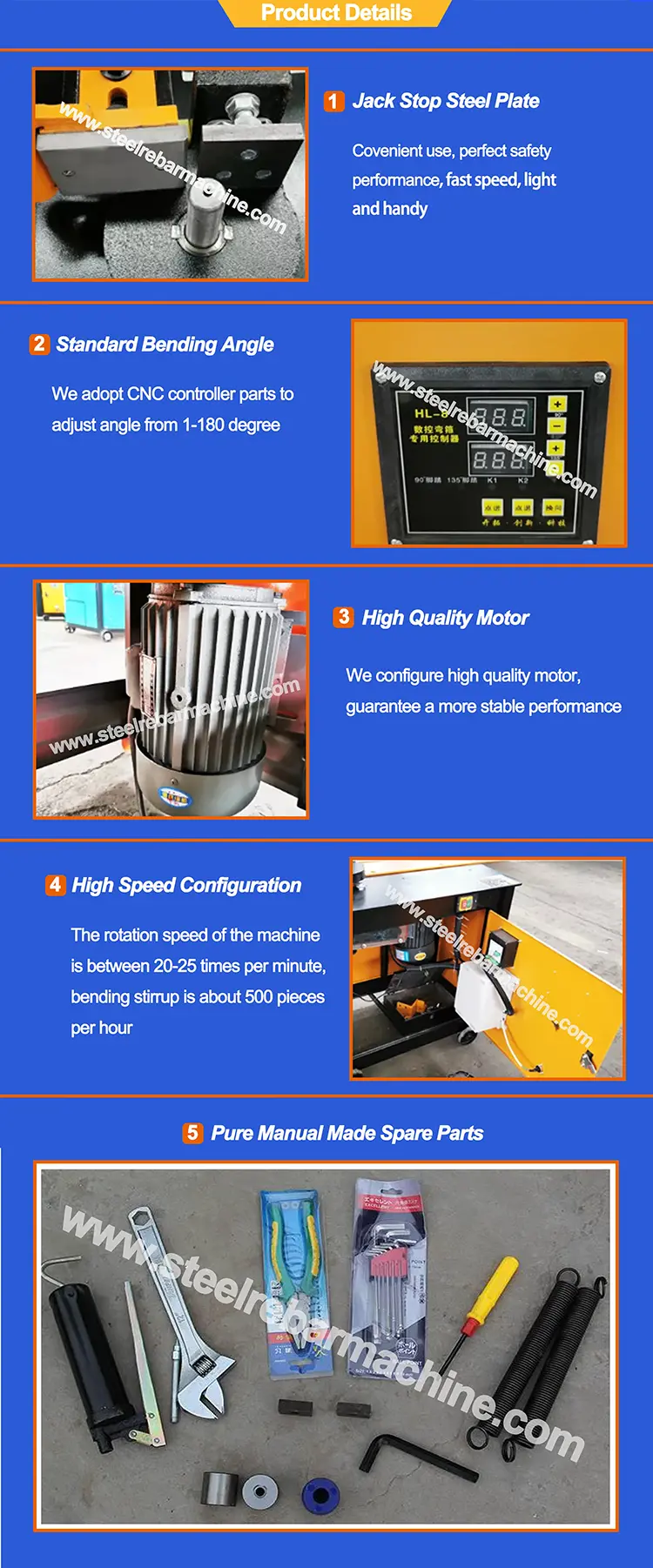 DSWG-20 Reinforced rebar stirrup bender CNC machine rebar stirrup bender CNC machine