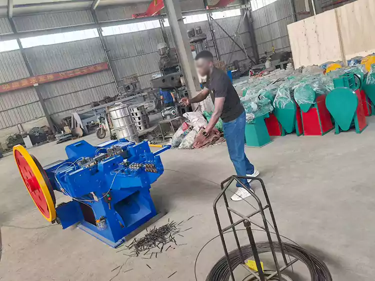 Steel wire nail machine, the whole production process Steel wire nail machine, the whole production process
