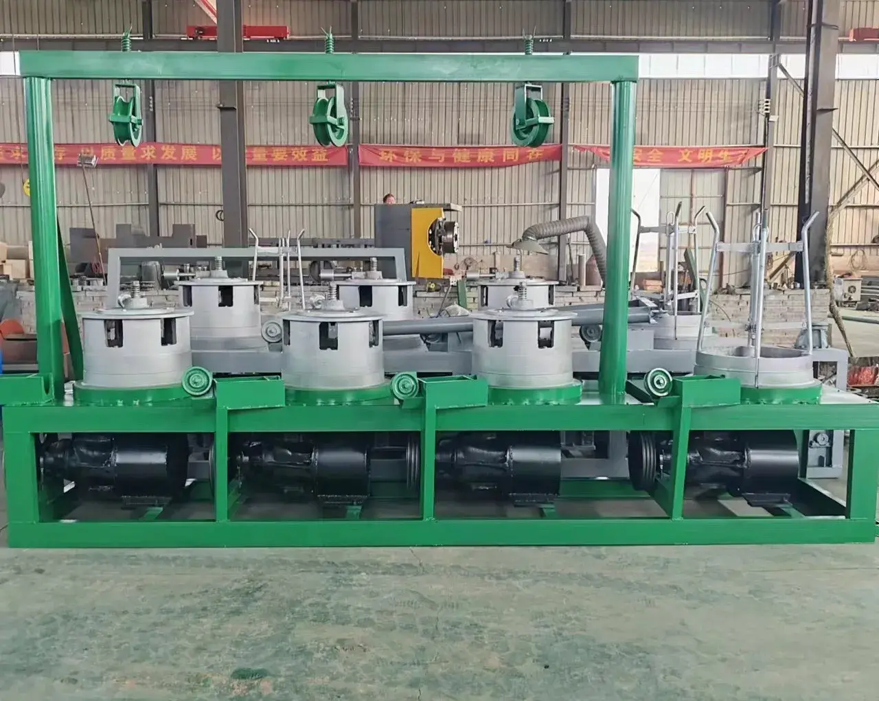 Steel wire nail machine, the whole production process OTO pulley wire drawing machine