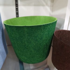 Multi-compartment felt storage box set