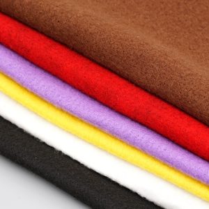Colored felt non-woven fabric pieces