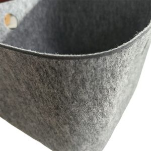 Multi-compartment felt storage box set