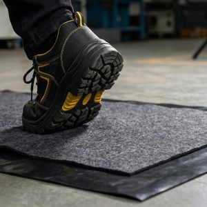 High-density polyester fiber oil-absorbing felt