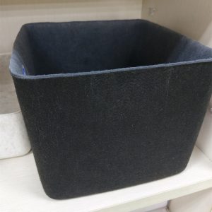 Multi-compartment felt storage box set