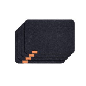 Thickened Felt Heat-Insulating and Non-Slip Placemat Set