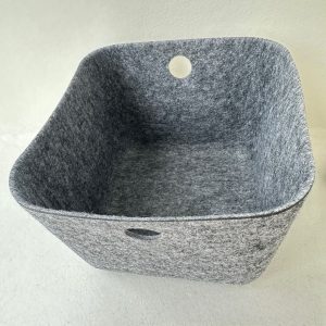 Multi-compartment felt storage box set