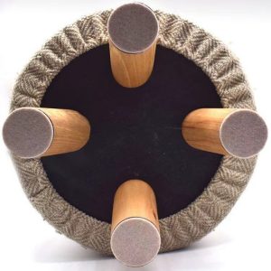 Self-adhesive felt furniture leg pads