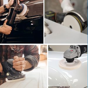 Industrial-grade wool felt polishing wheel