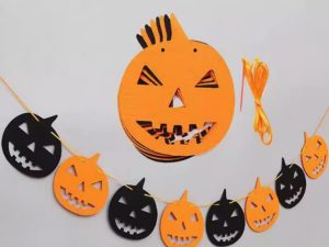 Halloween felt decorations complete series