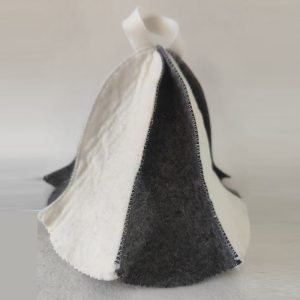 Wool felt sauna cap Insulated cap for sauna rooms
