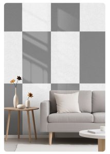 Colored felt acoustic panels sound insulation boards