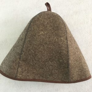 Wool felt sauna cap Insulated cap for sauna rooms