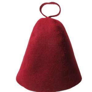 Wool felt sauna cap Insulated cap for sauna rooms