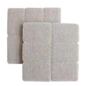 Self-adhesive felt furniture leg pads