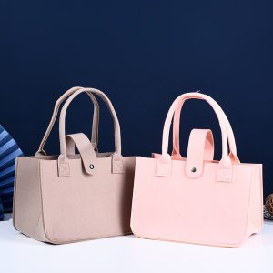 Large capacity thickened felt tote bag