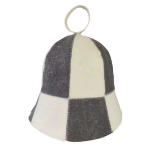 Wool felt sauna cap Insulated cap for sauna rooms