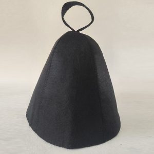 Wool felt sauna cap Insulated cap for sauna rooms