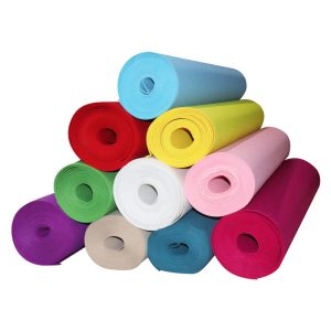 Colored polyester felt rolls High-density felt fabric