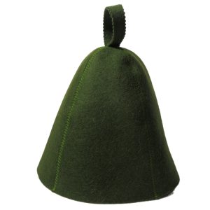 Wool felt sauna cap Insulated cap for sauna rooms