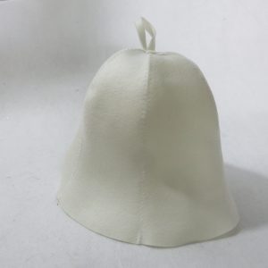Wool felt sauna cap Insulated cap for sauna rooms