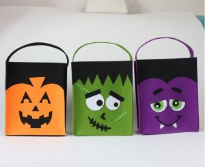 Halloween felt decorations complete series