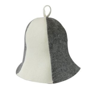 Wool felt sauna cap Insulated cap for sauna rooms