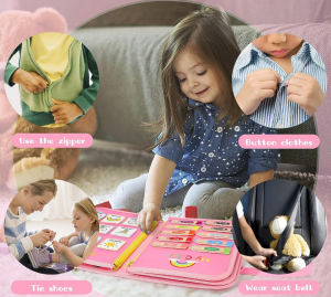 Montessori early education felt busy board