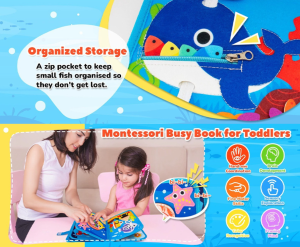 Montessori early education felt busy board