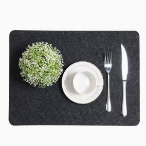 Thickened Felt Heat-Insulating and Non-Slip Placemat Set