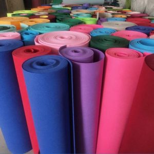 Colored polyester felt rolls High-density felt fabric
