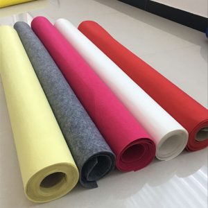 Colored polyester felt rolls High-density felt fabric
